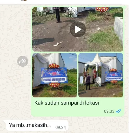 Pengiriman Karangan Bunga Jungke Karanganyar