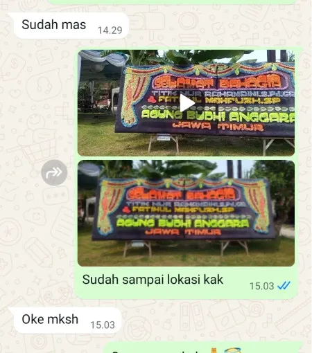 Pengiriman Papan Bunga Jungke Karanganyar