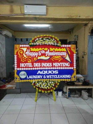Papan Bunga di Jungke Karanganyar