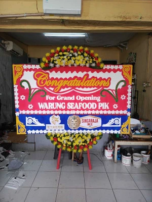 Papan Bunga di Jungke Karanganyar